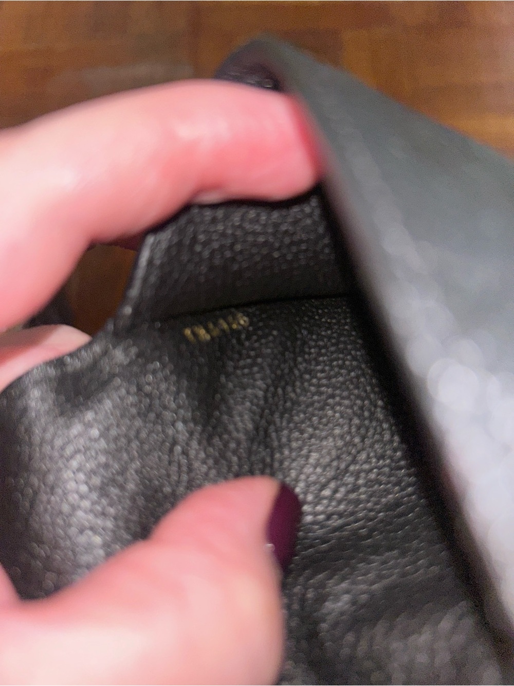 Louis Vuitton Monogram Empreinte Pochette Cles Coin Purse Black Noir - Picture 11 of 12